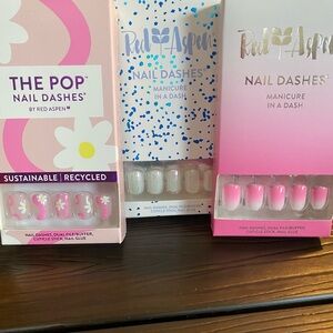 Nail Dashes, 3 sets. Brand new in boxes.